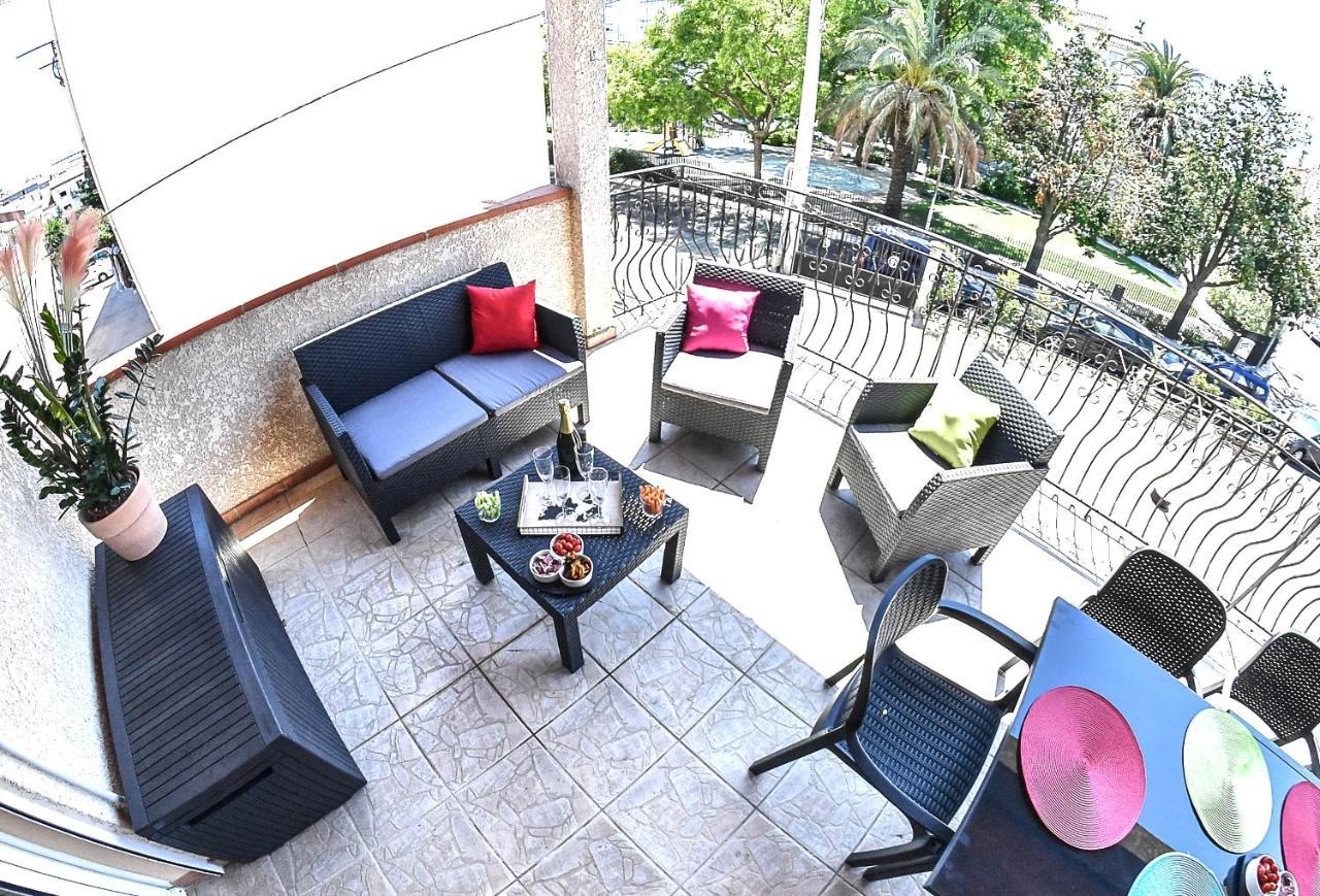 spacieux T5, terrasse, proche centre,parking privé Perpiñán Exterior foto